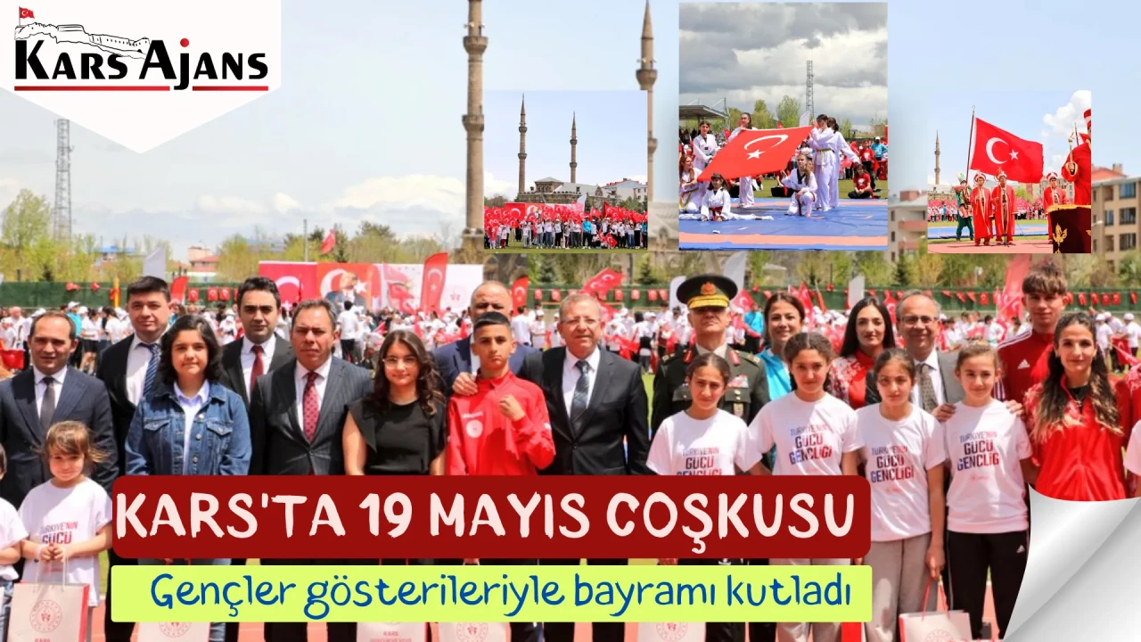 Kars'ta 19 Mayıs coşkusu: Gençler gösterileriyle bayramı kutladı