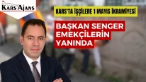 Kars'ta İşçilere 1 Mayıs İkramiyesi: Başkan Senger Emekçilerin Yanında
